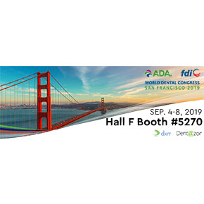 We will be exhibiting in booth #5270 @ ADA FDI World Dental Congress in San Francisco from Sep 5-7, 2019.