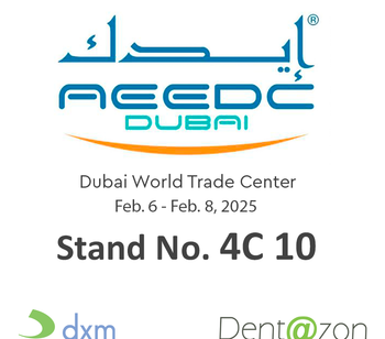 AEEDC Dubai Dubai World Trade Center feb 4 to feb 6 stand no. 4c 10 dxm dentazon