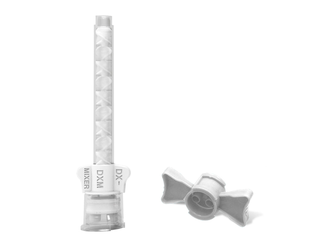 DX mixer heavy body mixing tip with EZ connector ribbon. 
