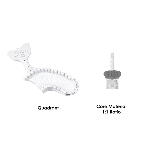 Fishbone Quadrant and Core Material Mixing Tip