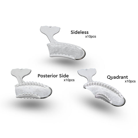 [$5 off] DIBT Stainless-Steel Hybrid Frame Disposable Impression Bite Tray