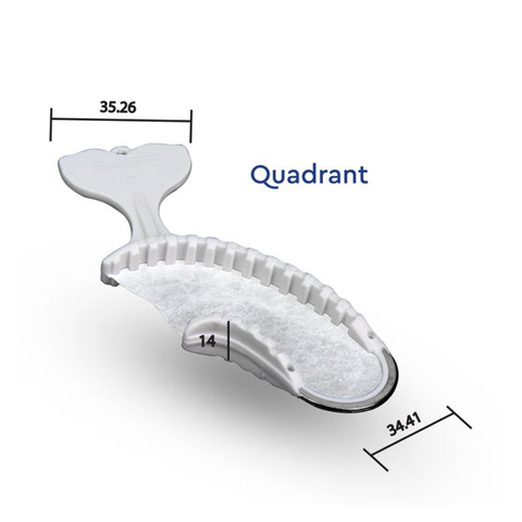 DIBT Stainless-Steel Hybrid Frame Disposable Impression Bite Tray