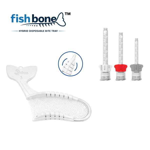 Fishbone Bite Tray and DX-Mixer Mixing Tip Bundle