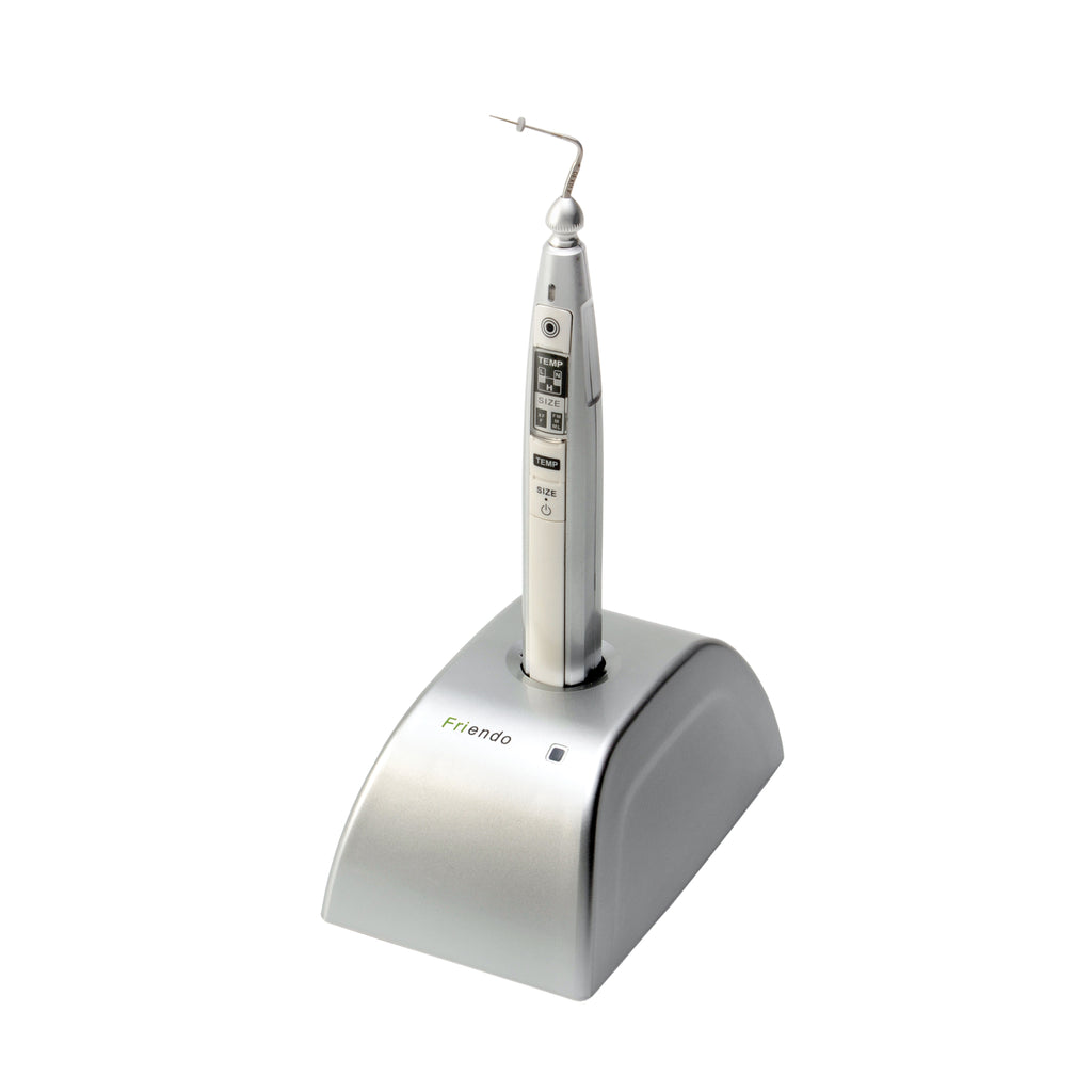Friendo Vertical Condensation Pen stored in Charging Base