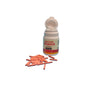 Gutta percha pellet bottle and pellets for obturator.