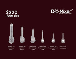 1,000pcs Clear + No Gift [Buy 500, Get 500 Free] DX-Mixer™ Dental Mixing Tip