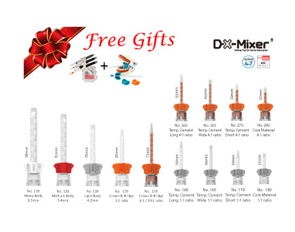 DX mixer mixing tips with bite blocks free gifts.