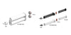 Components of the 50mL and 5mL cartridges. 