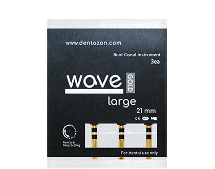 Wave gold root canal endodontic file large box contains 3 files. 