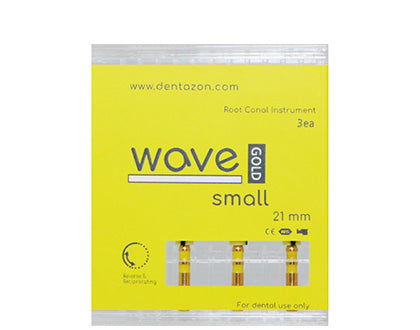Wave gold root canal endodontic file small box contains 3 files. 